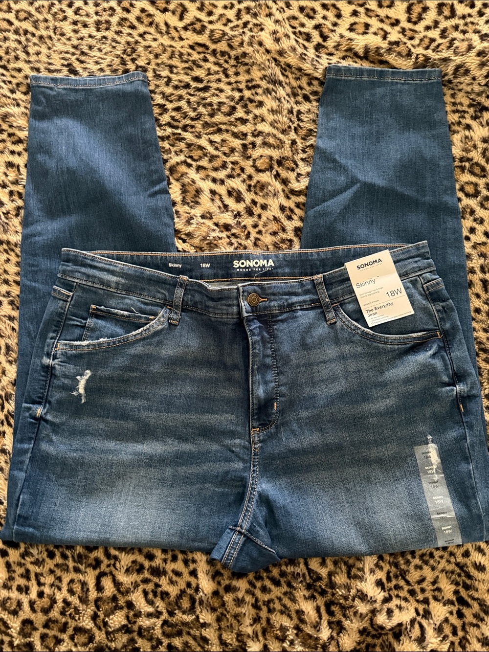NWT Sonoma 18W plus jeans SKINNY Jean